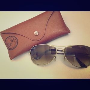 Authentic Women's Ray Ban Aviator Sunglasses