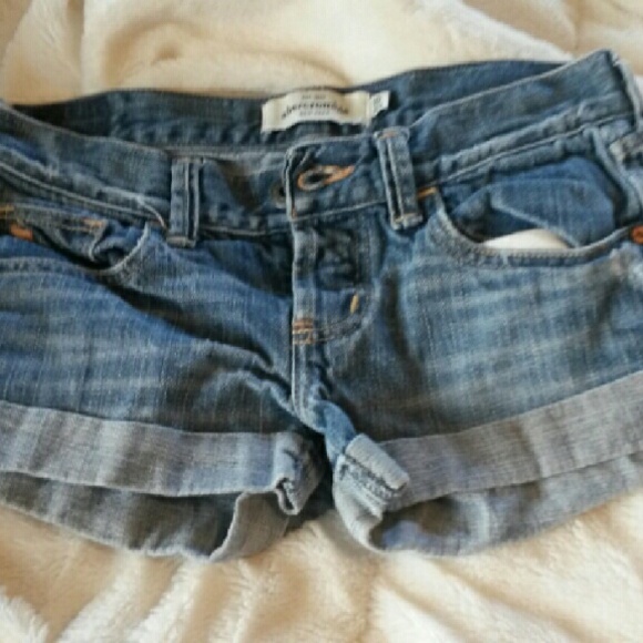 Girls Abercrombie jean shorts