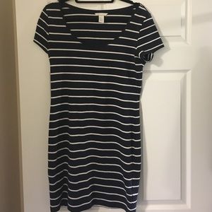 H&M Striped Tshirt Dress