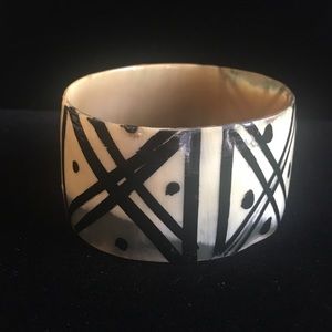Tribal painted bangle