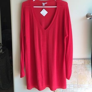 Halogen oversized v-neck sweater