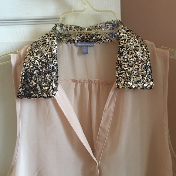 Sheer tank top blouse - Picture 1 of 3