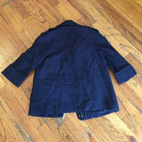 Tory burch navy cropped jacket - Picture 2 of 2