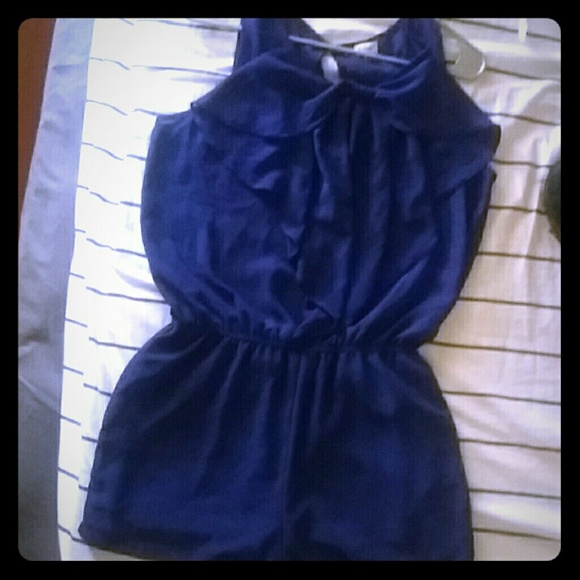 Blue romper
