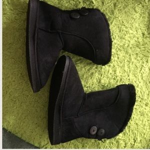 NWOT Black Fur Boots