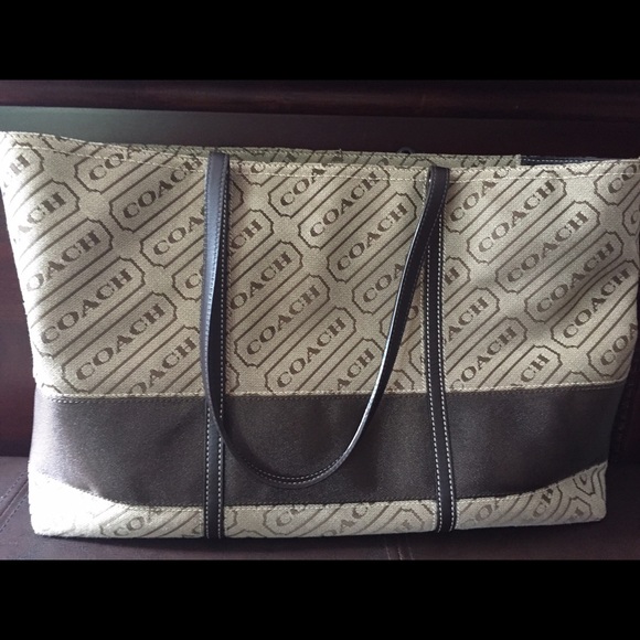 Coach brown Tote bag