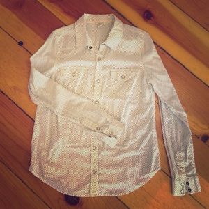Forever 21 Cotton Dot "Western" Shirt