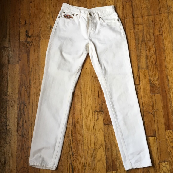 Ralph Lauren white jeans