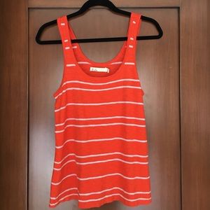 Madewell striped tank top