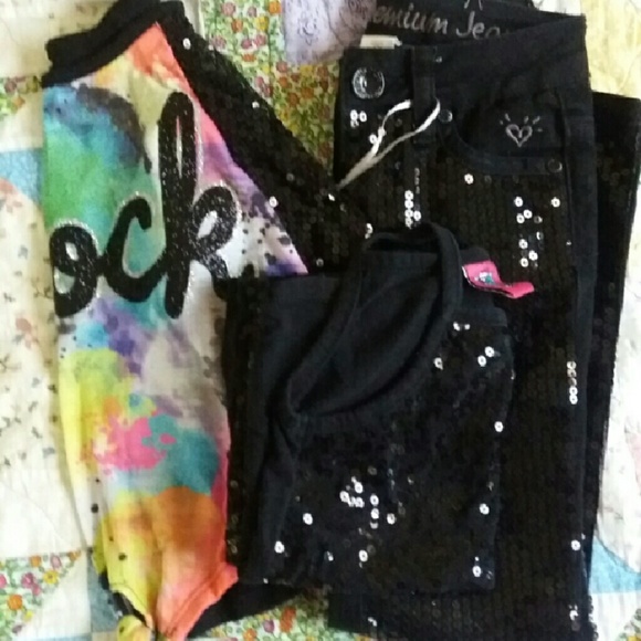 Justice/Monster High 3 Piece Outfit Size 6/6X, 7S