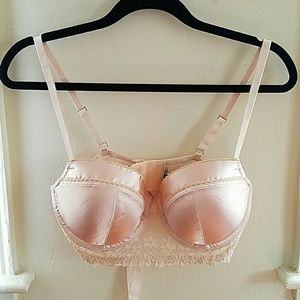 Satin & Lace Aerie Balconette Bra