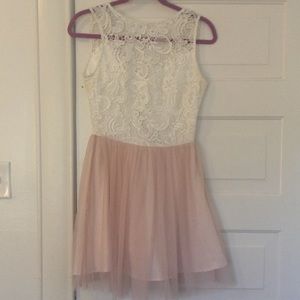 Pink and white Jun & Ivy dress