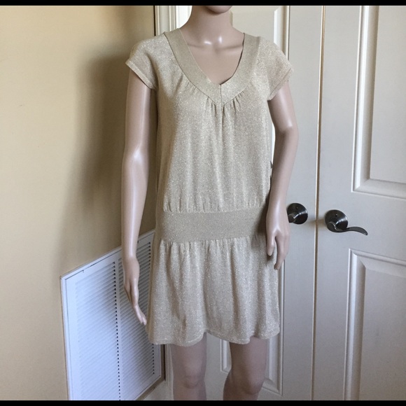 🌟🆕Gold Mini Party Dress/Top🌟 - Picture 2 of 7