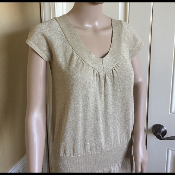 🌟🆕Gold Mini Party Dress/Top🌟 - Picture 3 of 7