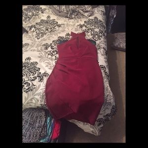 Red dress for a night out