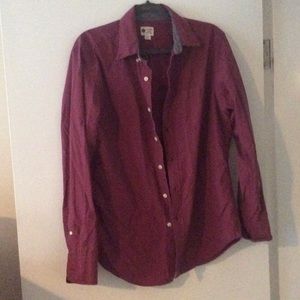 J.Crew M "Washed" Button Down