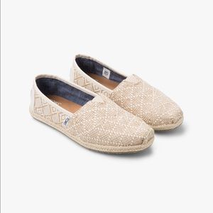 Natural woven Toms - beige