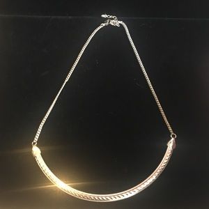 Gold simple necklace