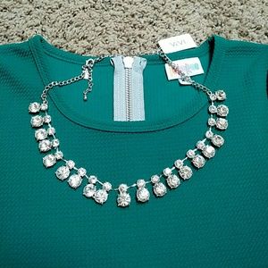 Rhinestone Statement Necklace
