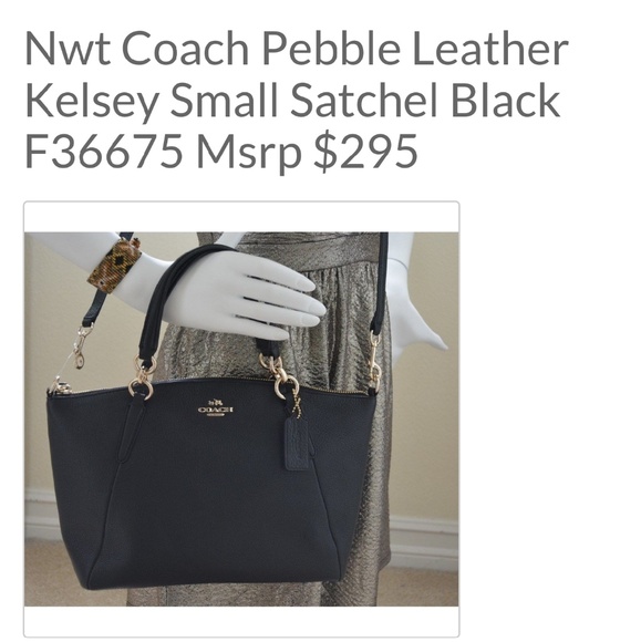 coach kelsey small black
