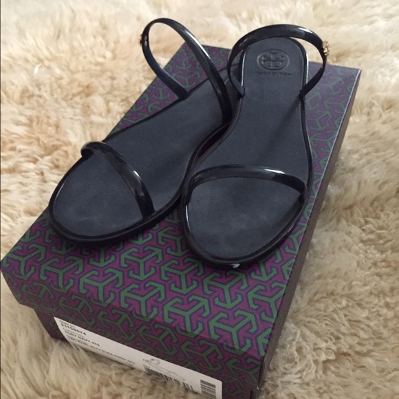 Tory Burch Two Band-Jelly slide