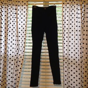 Super high waisted black jeans
