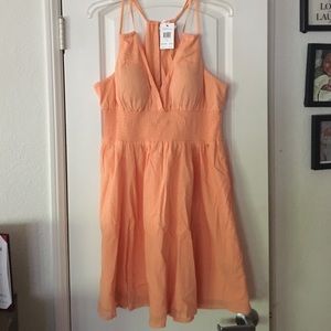 Peach dress