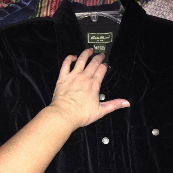 Eddie Bauer Black Velvet Medium - Picture 2 of 4
