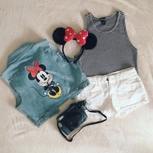 MINNIE MOUSE DENIM VEST