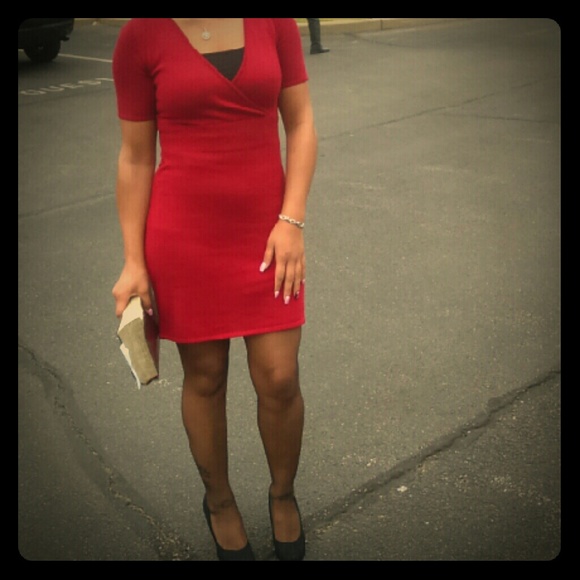 Liz Claiborne Red Sweater Dress