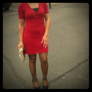 Liz Claiborne Red Sweater Dress