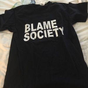 Grunge "Blame Society" t-shirt