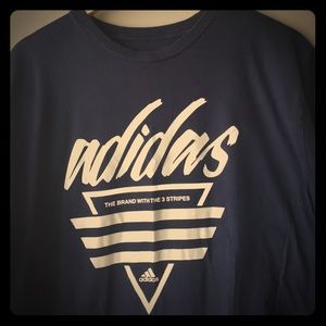 ⏺ adidas ⏺ blue t shirt