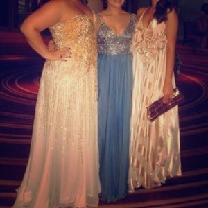 Open back cutout prom/ winter formal dress