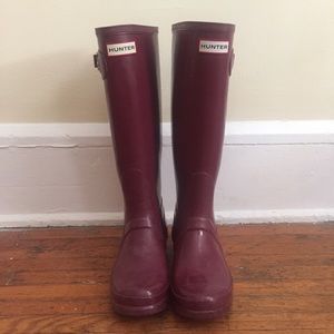 Hunter rain boots