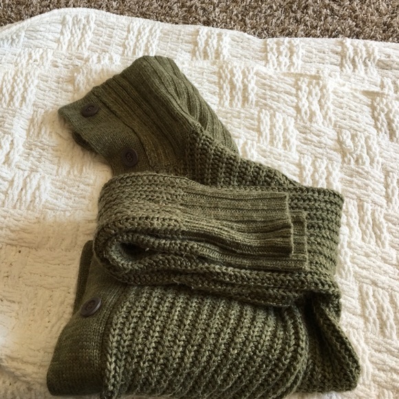 Olive Green Knitted Sweater