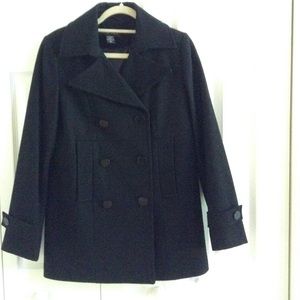 🍁Classic New York & Company Wool-Blend Peacoat 🍁