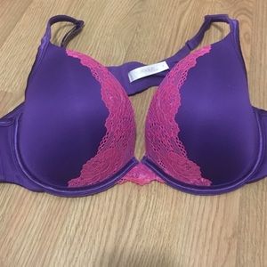Lane bryant plus size smooth boost plunge bra: 44B