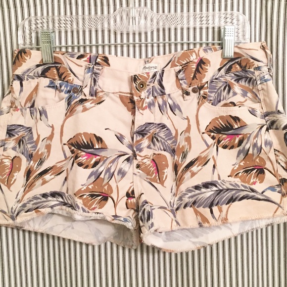 Floral Printed Madewell Shorts