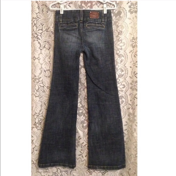 bebe Jeans - BEBE Wide Leg Trouser Jeans 26 Denim bebe Jeans - BEBE Wide Leg Trouser Jeans 26 Denim