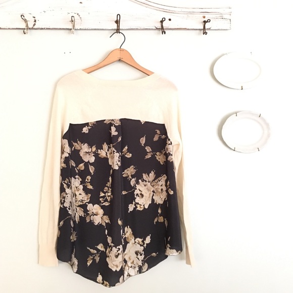 Anthropologie Sweaters - 🆕Listing! Anthropologie Moth mixed media sweater