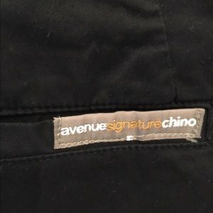 Avenue Chino crop pants black size 26 new w tag