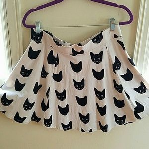 Divided H&M cat skirt
