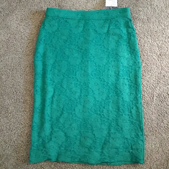 Anthropologie Alva Lace Pencil Skirt by Maeve