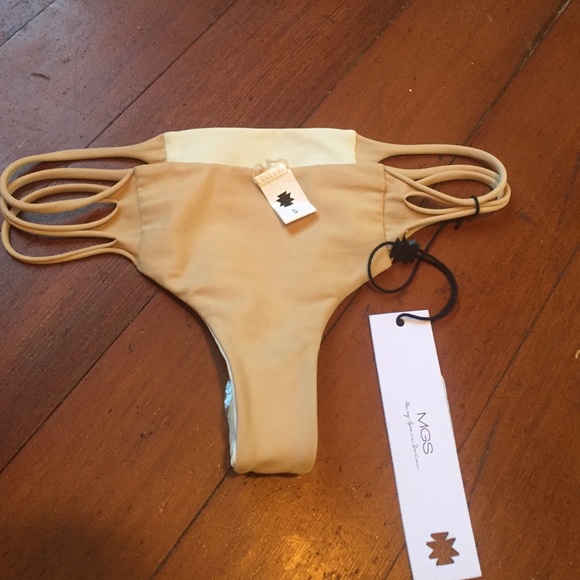 NWT - Mary Grace Swim 💕 Tan Cheeky Bottoms - Picture 2 of 4