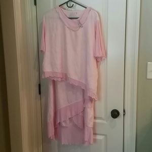 Pretty in pink skirt and blouse