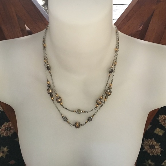 Brighton two toned with crystal necklace - Picture 1 of 4