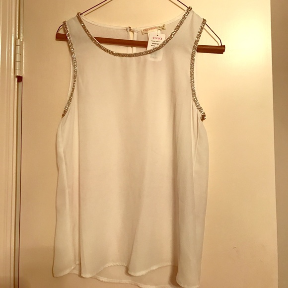 White diamond blouse