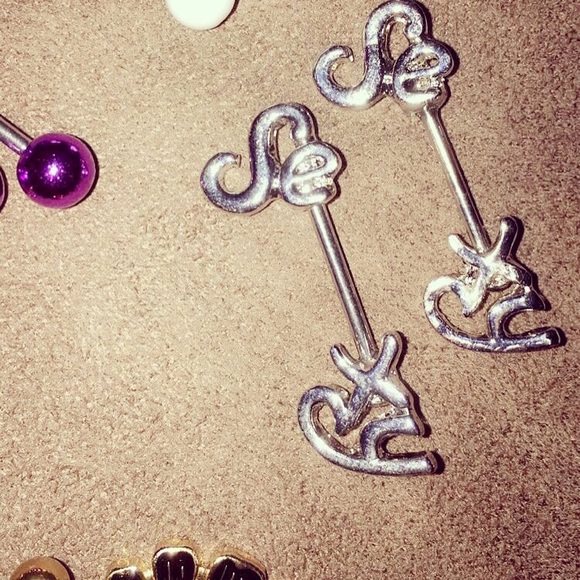 Sexy nipple rings