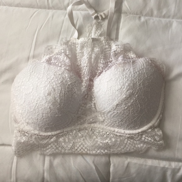 Beautiful lace high neck bralette